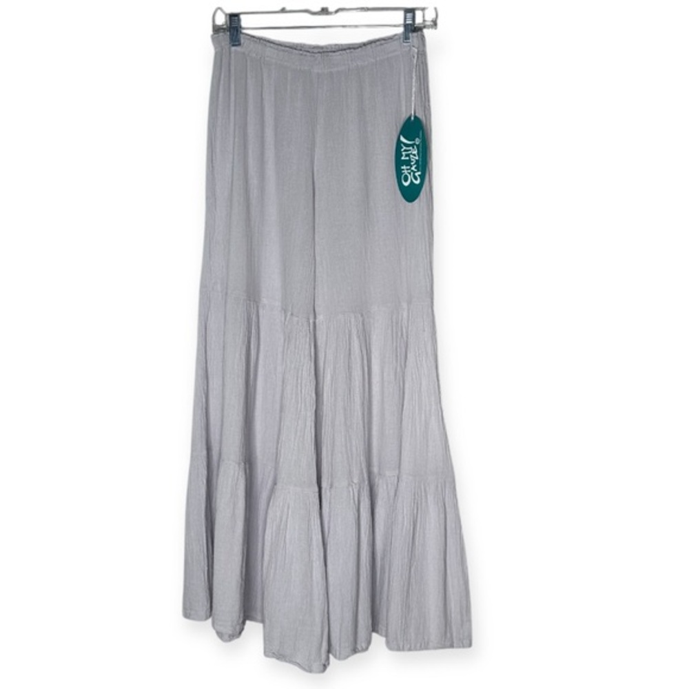 Oh My Gauze! Gray Flare Pants